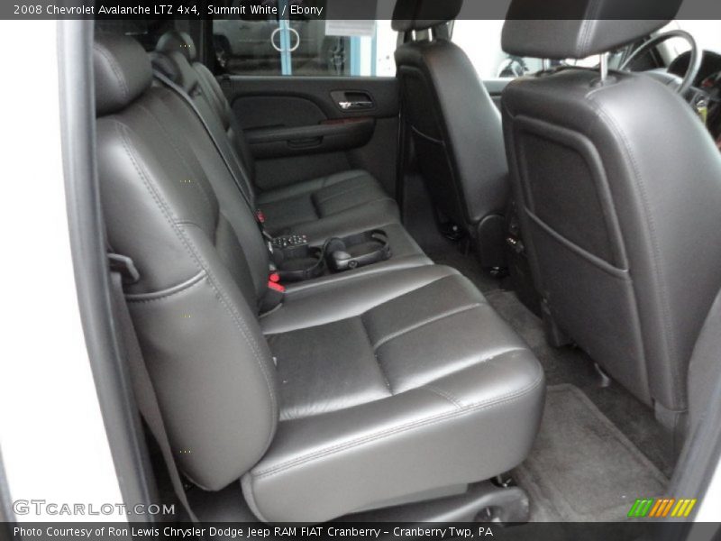 Summit White / Ebony 2008 Chevrolet Avalanche LTZ 4x4