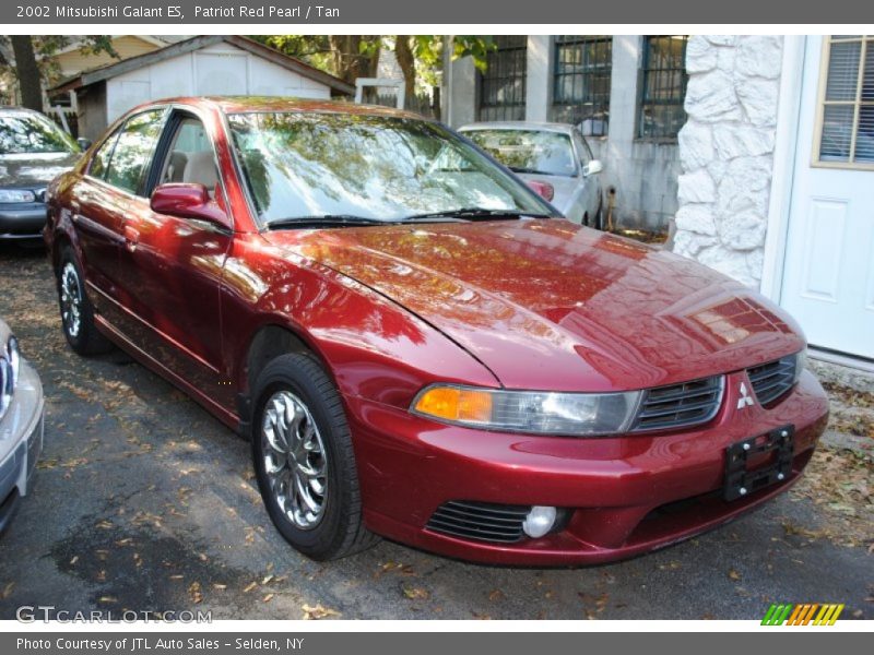 Patriot Red Pearl / Tan 2002 Mitsubishi Galant ES