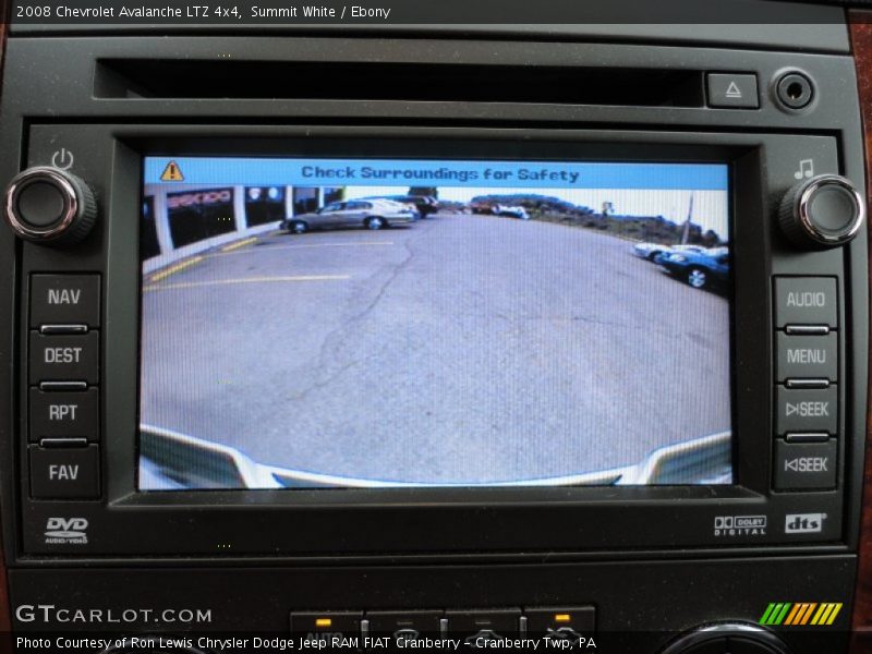 Summit White / Ebony 2008 Chevrolet Avalanche LTZ 4x4
