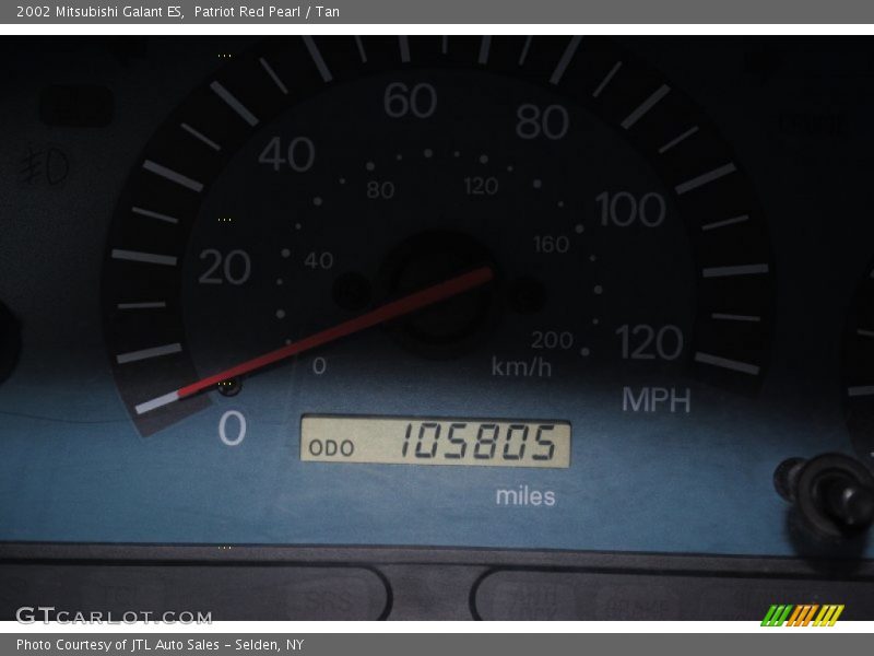 Patriot Red Pearl / Tan 2002 Mitsubishi Galant ES