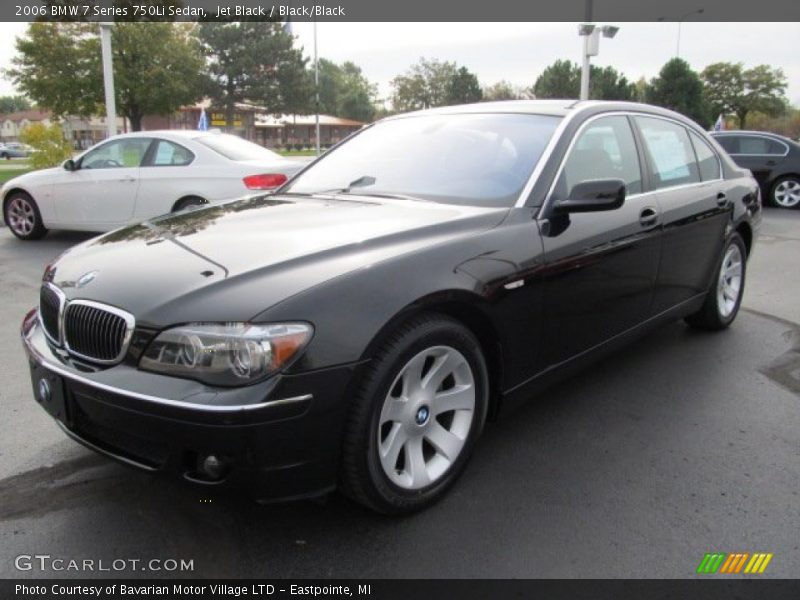 Jet Black / Black/Black 2006 BMW 7 Series 750Li Sedan
