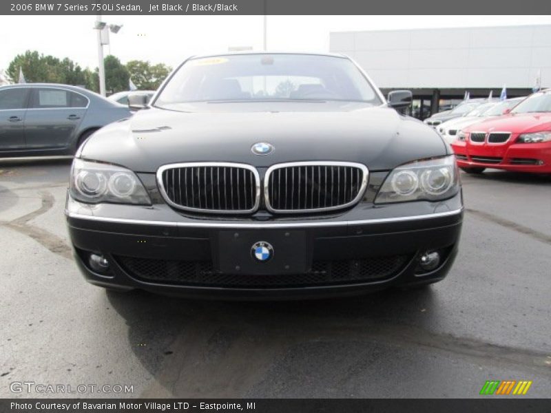 Jet Black / Black/Black 2006 BMW 7 Series 750Li Sedan