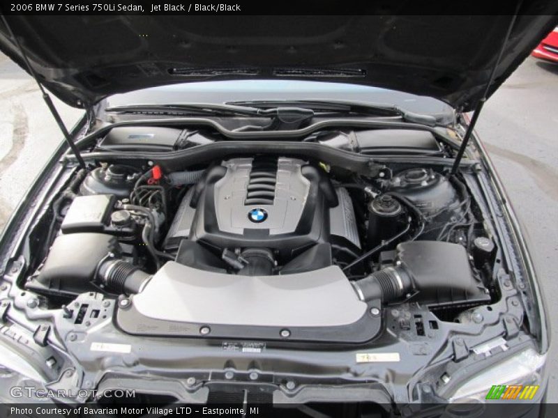 Jet Black / Black/Black 2006 BMW 7 Series 750Li Sedan