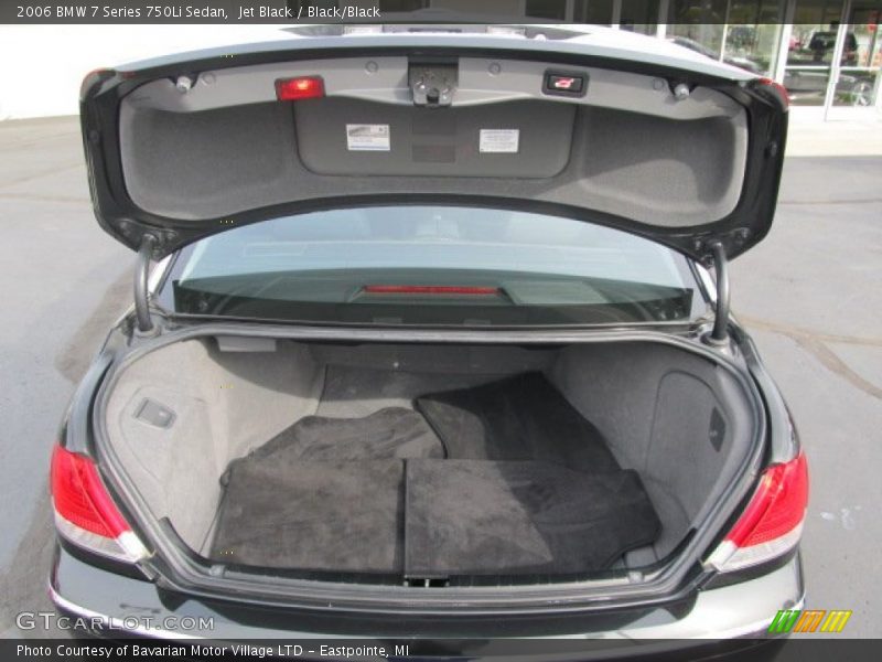 Jet Black / Black/Black 2006 BMW 7 Series 750Li Sedan