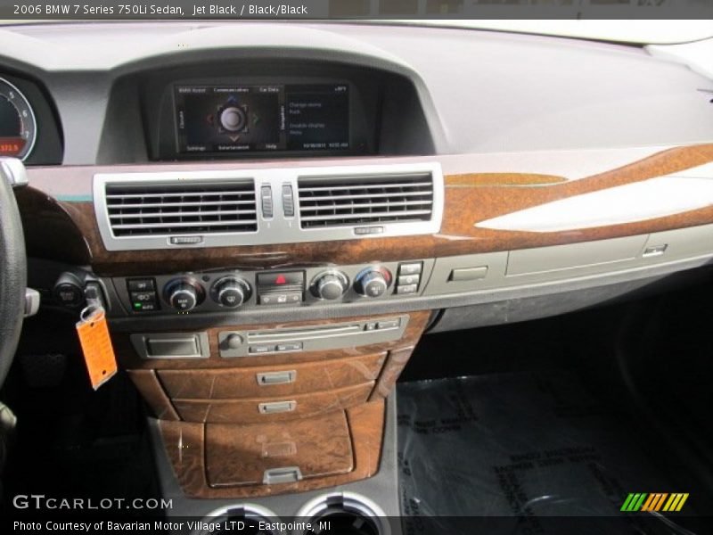 Jet Black / Black/Black 2006 BMW 7 Series 750Li Sedan