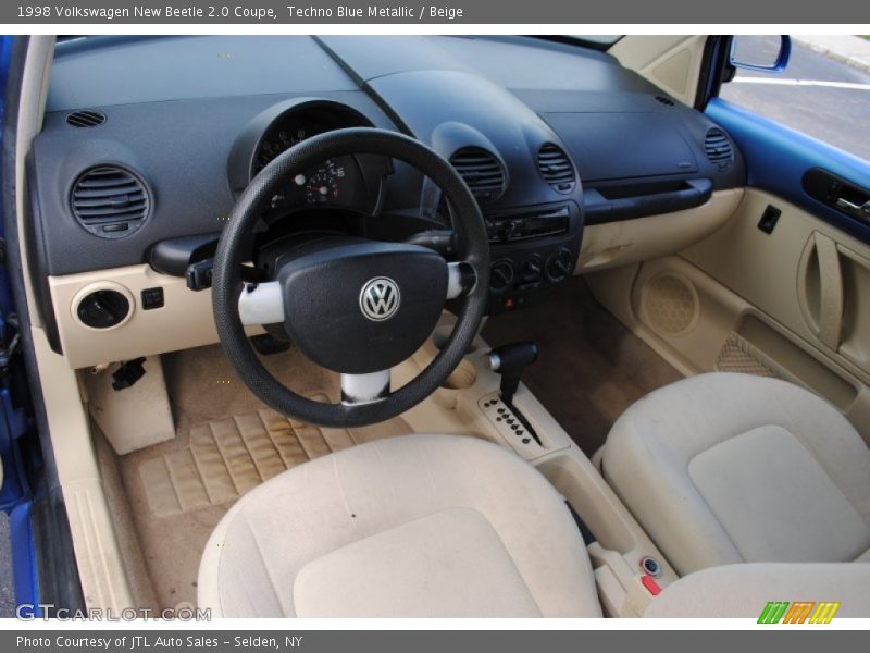  1998 New Beetle 2.0 Coupe Beige Interior