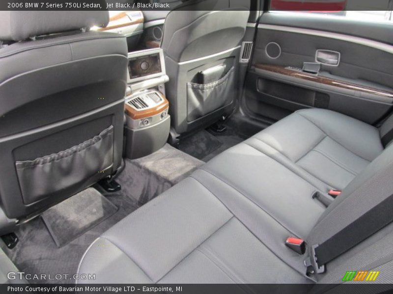 Jet Black / Black/Black 2006 BMW 7 Series 750Li Sedan