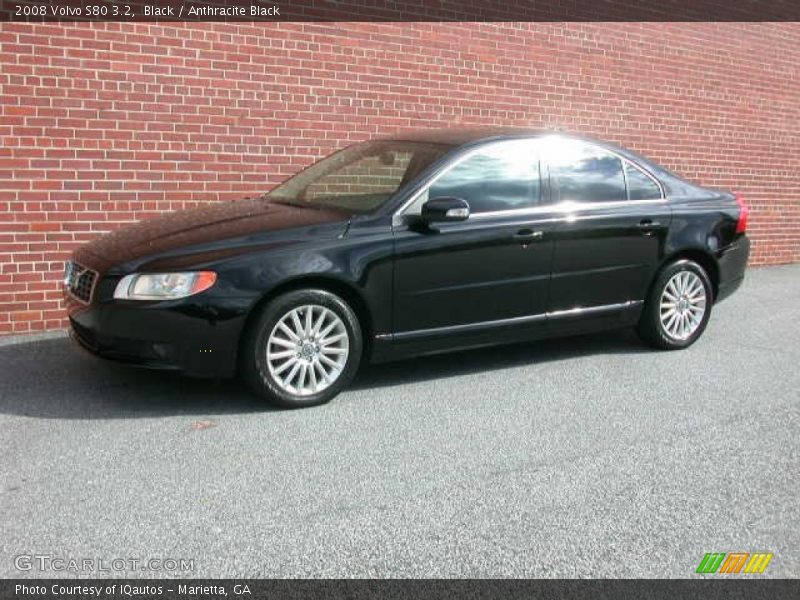 Black / Anthracite Black 2008 Volvo S80 3.2