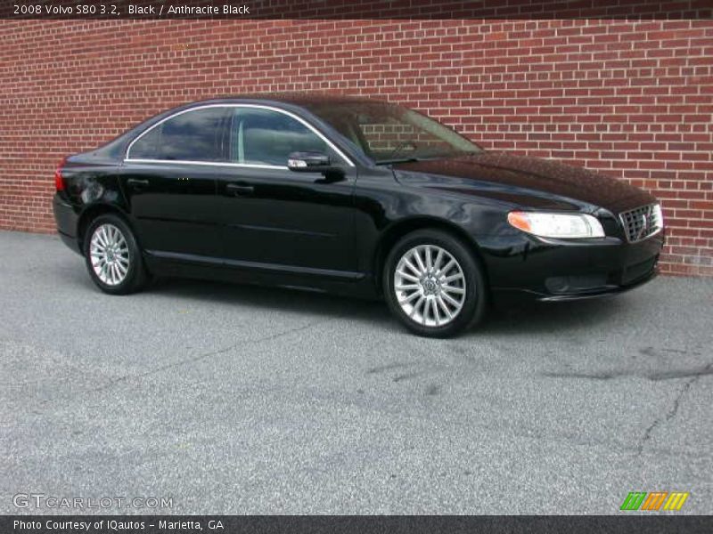 Black / Anthracite Black 2008 Volvo S80 3.2