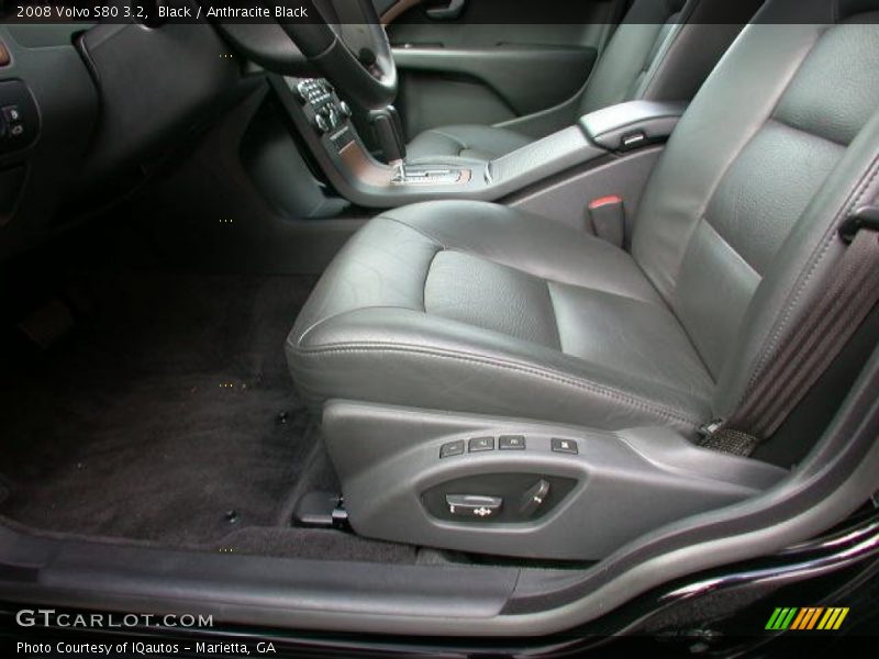 Black / Anthracite Black 2008 Volvo S80 3.2