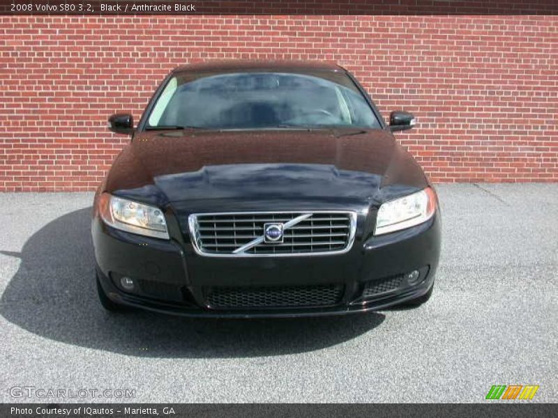 Black / Anthracite Black 2008 Volvo S80 3.2