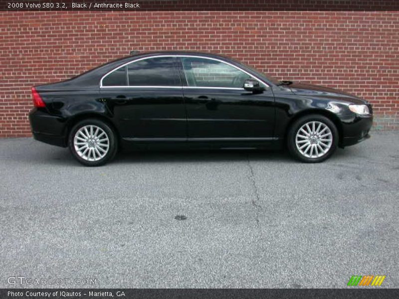 Black / Anthracite Black 2008 Volvo S80 3.2