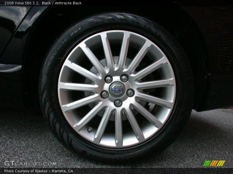Black / Anthracite Black 2008 Volvo S80 3.2