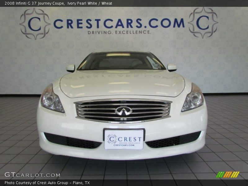 Ivory Pearl White / Wheat 2008 Infiniti G 37 Journey Coupe