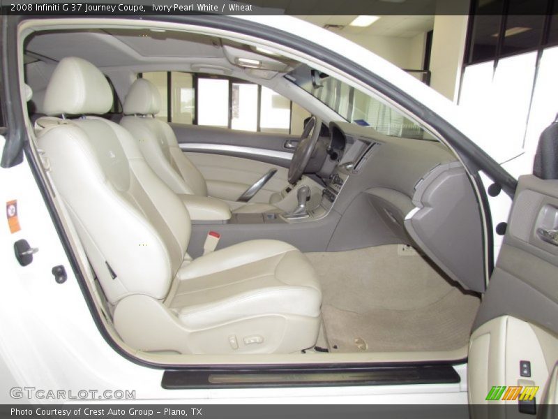 Ivory Pearl White / Wheat 2008 Infiniti G 37 Journey Coupe