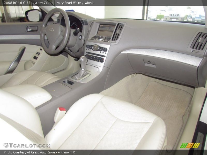 Ivory Pearl White / Wheat 2008 Infiniti G 37 Journey Coupe