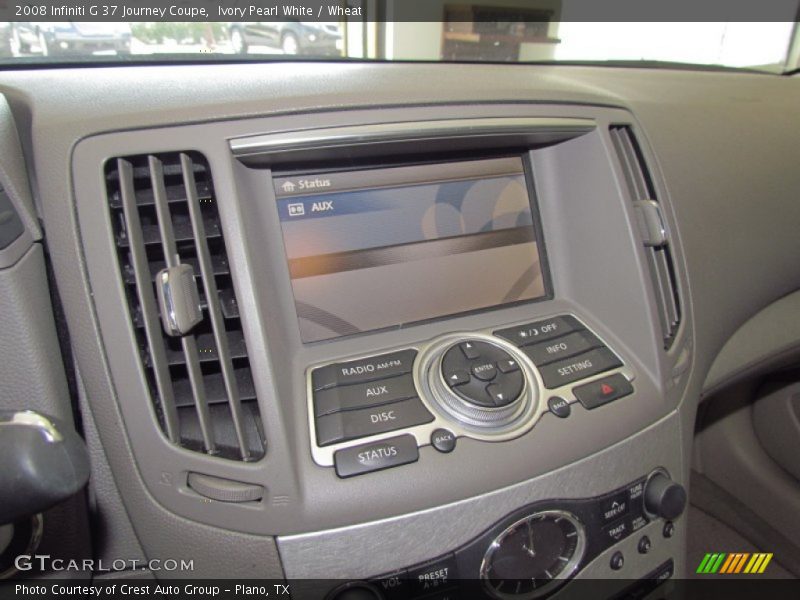 Ivory Pearl White / Wheat 2008 Infiniti G 37 Journey Coupe