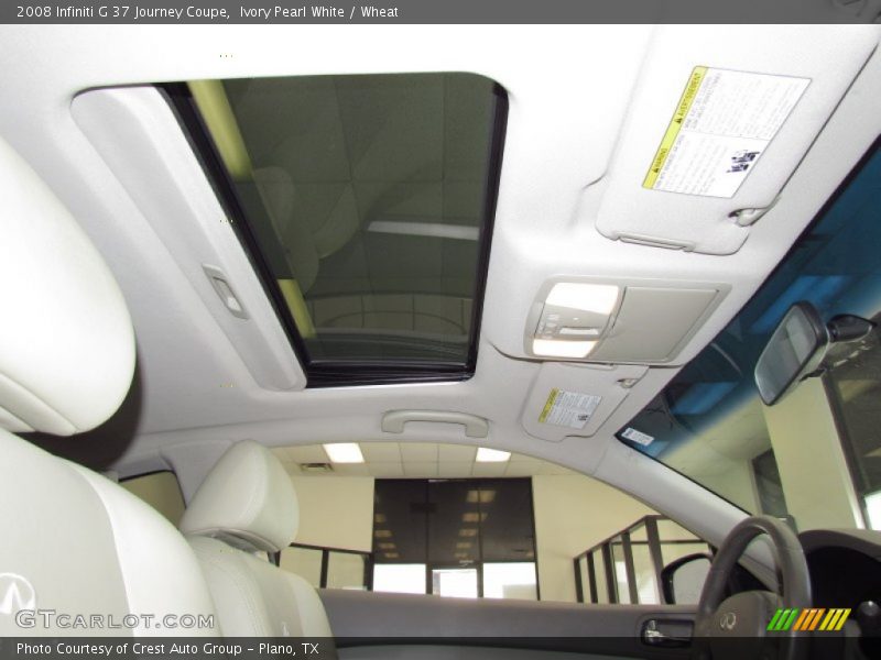 Ivory Pearl White / Wheat 2008 Infiniti G 37 Journey Coupe