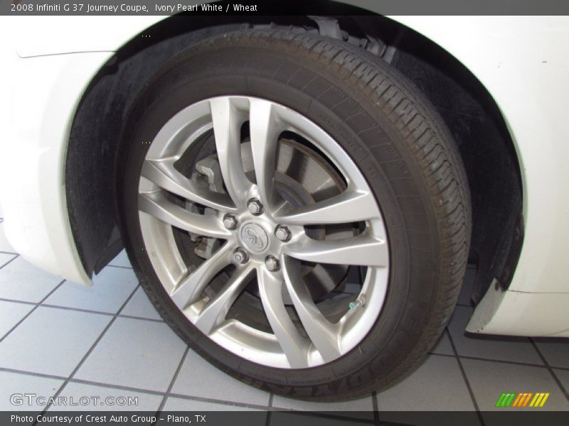 Ivory Pearl White / Wheat 2008 Infiniti G 37 Journey Coupe