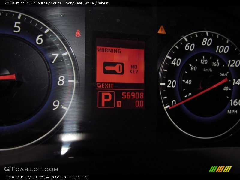 Ivory Pearl White / Wheat 2008 Infiniti G 37 Journey Coupe