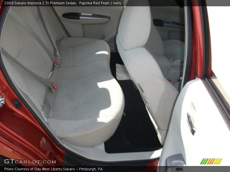 Paprika Red Pearl / Ivory 2009 Subaru Impreza 2.5i Premium Sedan