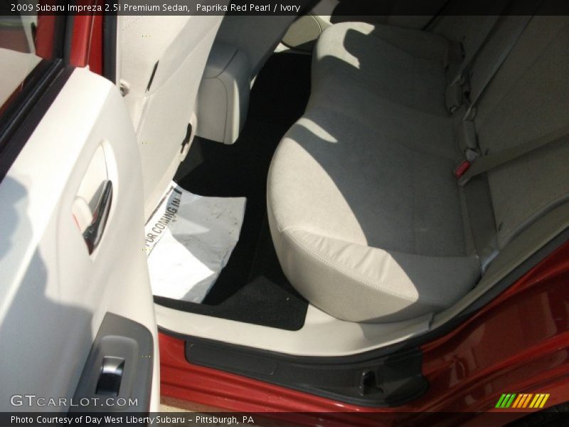 Paprika Red Pearl / Ivory 2009 Subaru Impreza 2.5i Premium Sedan