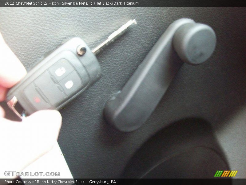 Silver Ice Metallic / Jet Black/Dark Titanium 2012 Chevrolet Sonic LS Hatch