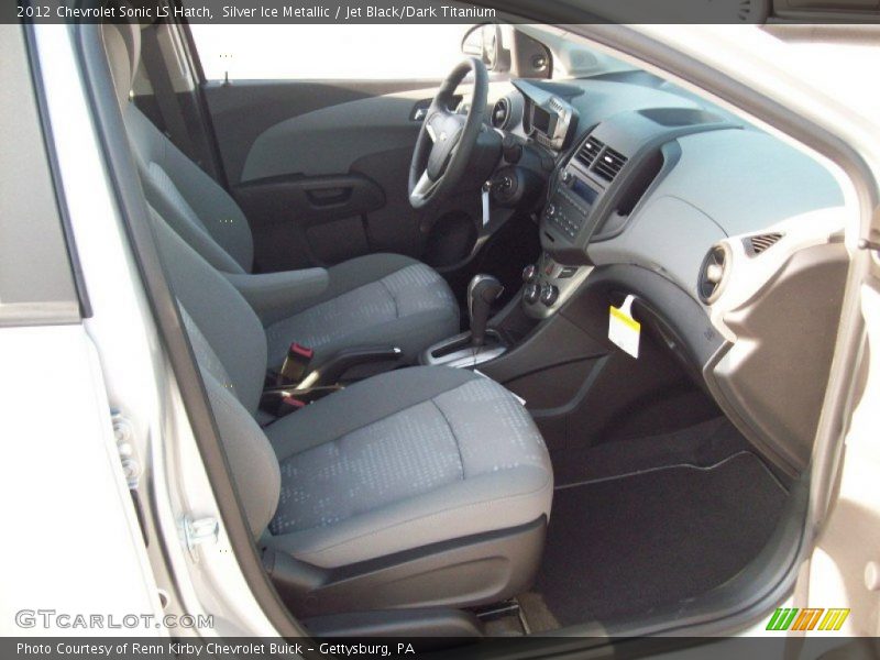 Silver Ice Metallic / Jet Black/Dark Titanium 2012 Chevrolet Sonic LS Hatch