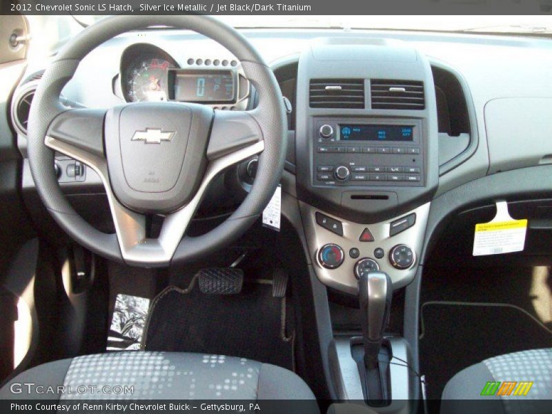 Silver Ice Metallic / Jet Black/Dark Titanium 2012 Chevrolet Sonic LS Hatch