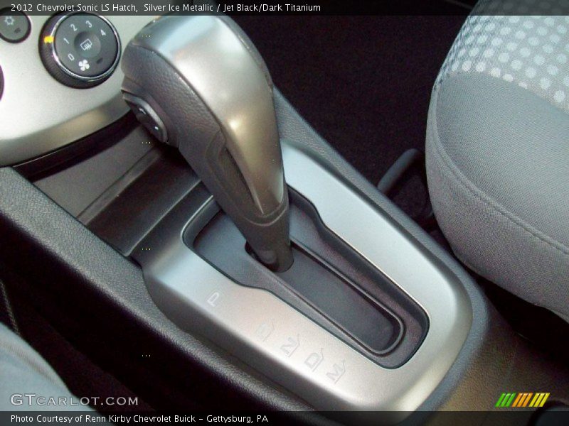 Silver Ice Metallic / Jet Black/Dark Titanium 2012 Chevrolet Sonic LS Hatch