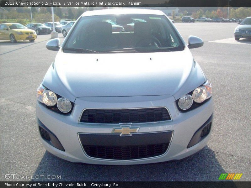 Silver Ice Metallic / Jet Black/Dark Titanium 2012 Chevrolet Sonic LS Hatch
