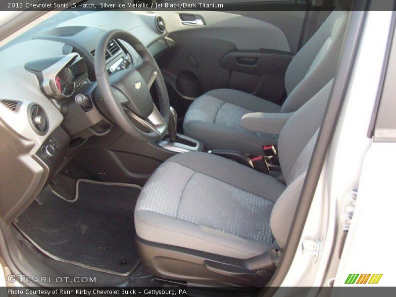Silver Ice Metallic / Jet Black/Dark Titanium 2012 Chevrolet Sonic LS Hatch