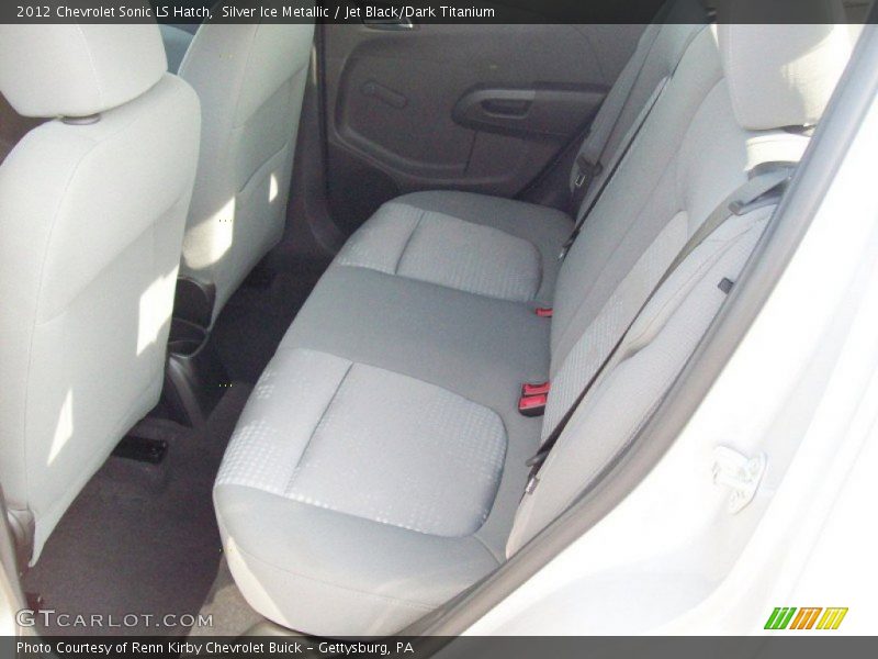 Silver Ice Metallic / Jet Black/Dark Titanium 2012 Chevrolet Sonic LS Hatch