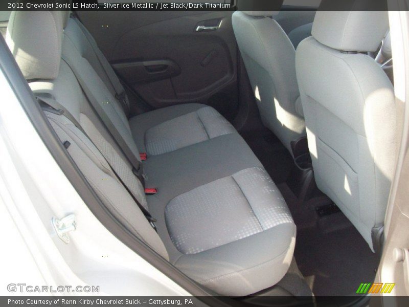 Silver Ice Metallic / Jet Black/Dark Titanium 2012 Chevrolet Sonic LS Hatch