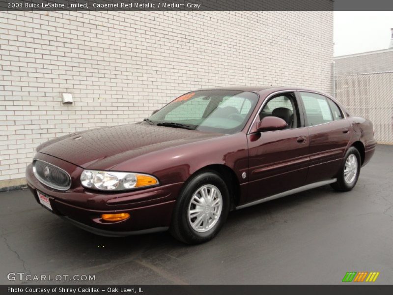 Cabernet Red Metallic / Medium Gray 2003 Buick LeSabre Limited