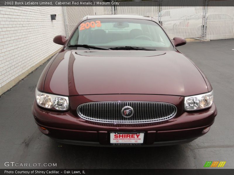 Cabernet Red Metallic / Medium Gray 2003 Buick LeSabre Limited