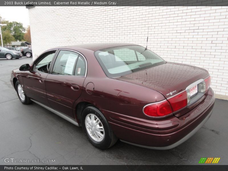 Cabernet Red Metallic / Medium Gray 2003 Buick LeSabre Limited