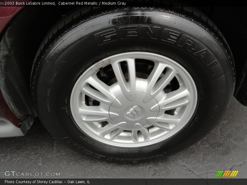 Cabernet Red Metallic / Medium Gray 2003 Buick LeSabre Limited