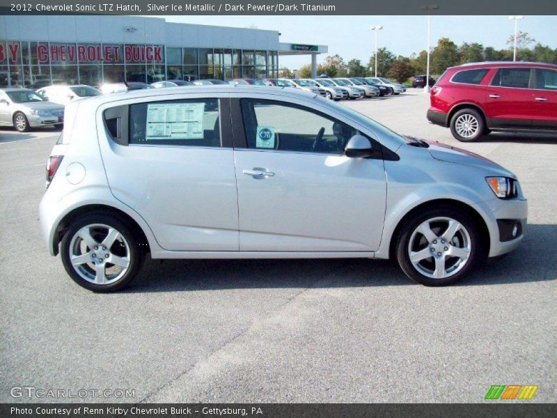 Silver Ice Metallic / Dark Pewter/Dark Titanium 2012 Chevrolet Sonic LTZ Hatch