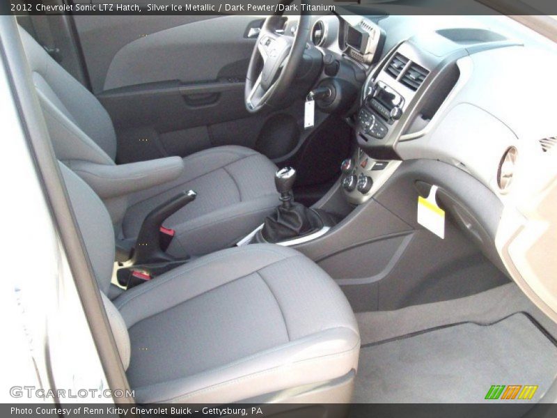 Silver Ice Metallic / Dark Pewter/Dark Titanium 2012 Chevrolet Sonic LTZ Hatch