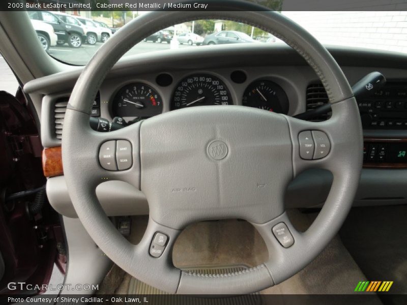 Cabernet Red Metallic / Medium Gray 2003 Buick LeSabre Limited