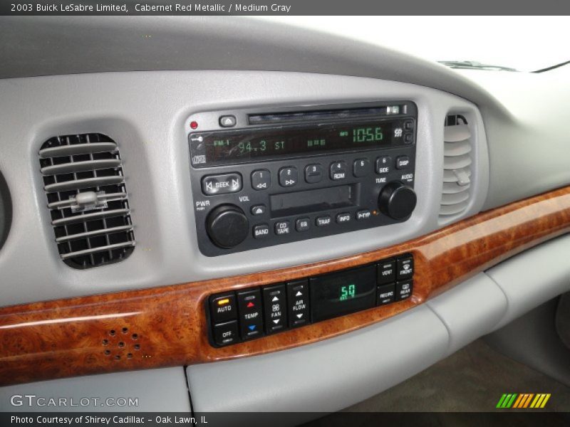 Cabernet Red Metallic / Medium Gray 2003 Buick LeSabre Limited