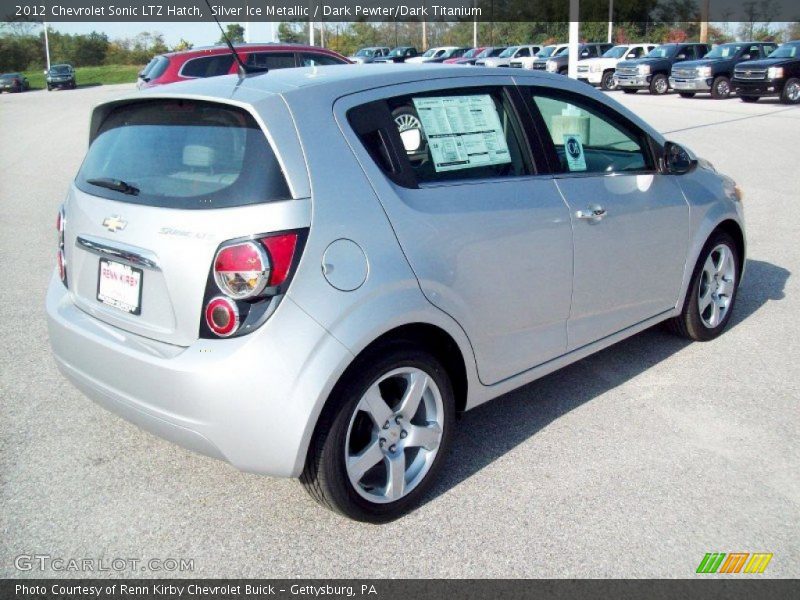 Silver Ice Metallic / Dark Pewter/Dark Titanium 2012 Chevrolet Sonic LTZ Hatch