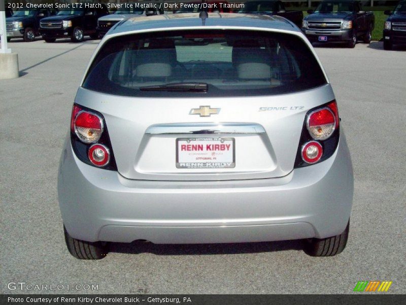 Silver Ice Metallic / Dark Pewter/Dark Titanium 2012 Chevrolet Sonic LTZ Hatch