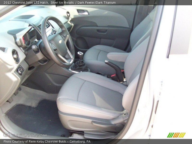  2012 Sonic LTZ Hatch Dark Pewter/Dark Titanium Interior