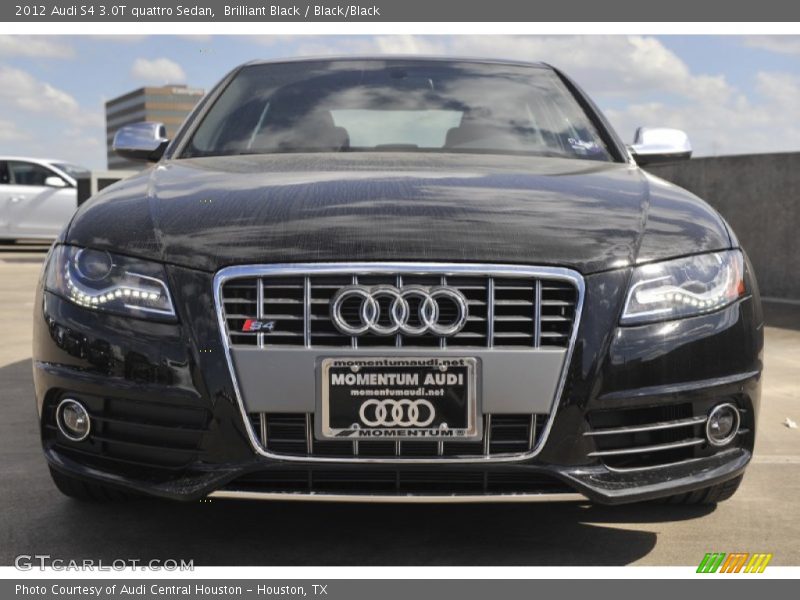 Brilliant Black / Black/Black 2012 Audi S4 3.0T quattro Sedan