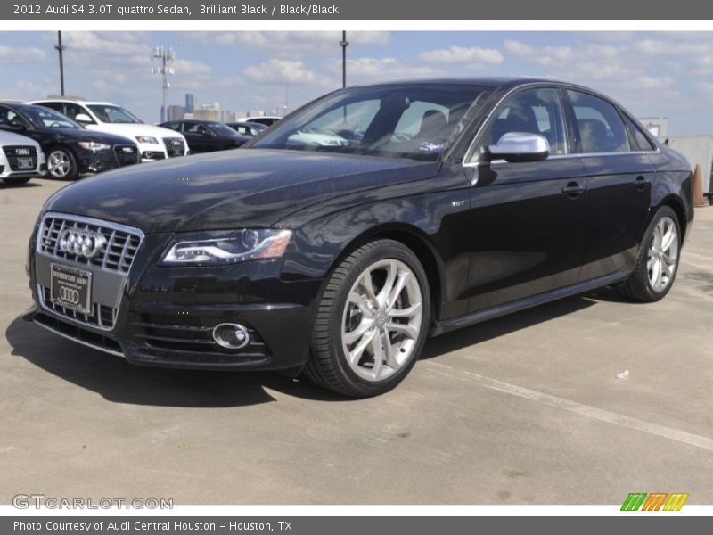 Brilliant Black / Black/Black 2012 Audi S4 3.0T quattro Sedan