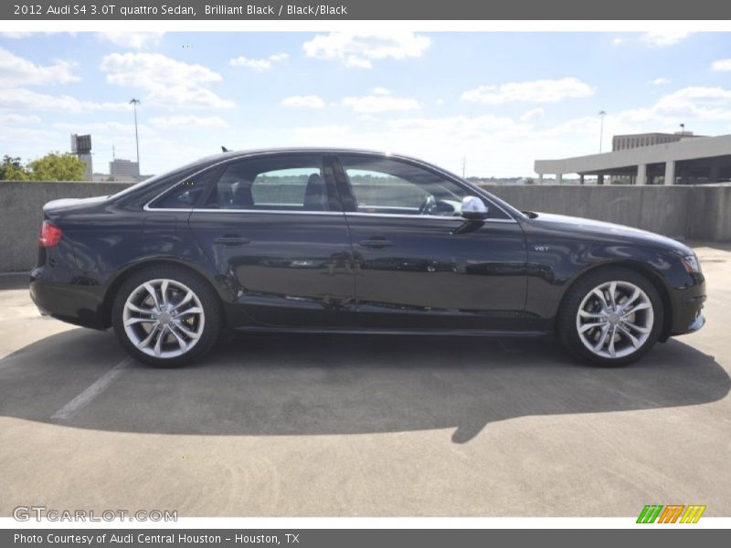 Brilliant Black / Black/Black 2012 Audi S4 3.0T quattro Sedan