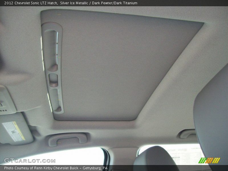 Sunroof of 2012 Sonic LTZ Hatch