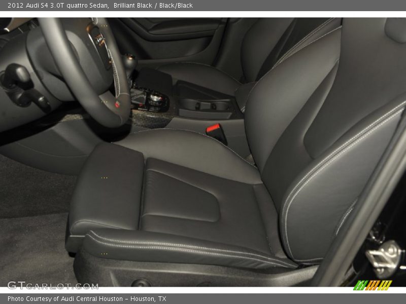 Brilliant Black / Black/Black 2012 Audi S4 3.0T quattro Sedan